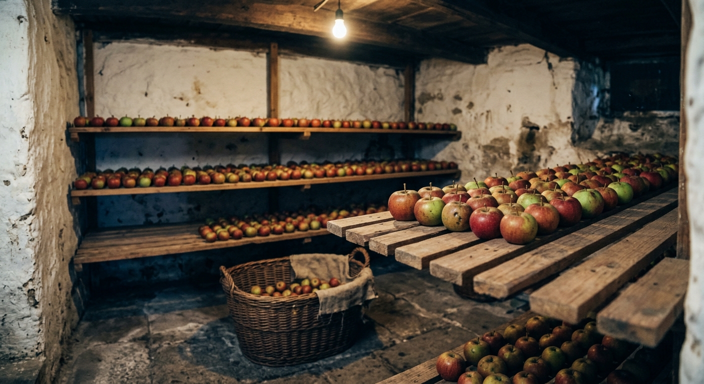 Äpfel lagern wie früher – warum sie allein stehen müssen