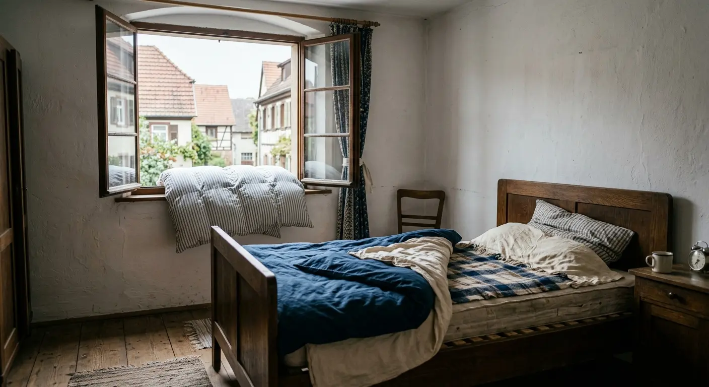 Betten lüften: warum das Bett morgens offen bleibt