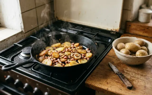 Bratkartoffeln aus Pellkartoffeln vom Vortag – so werden sie knusprig