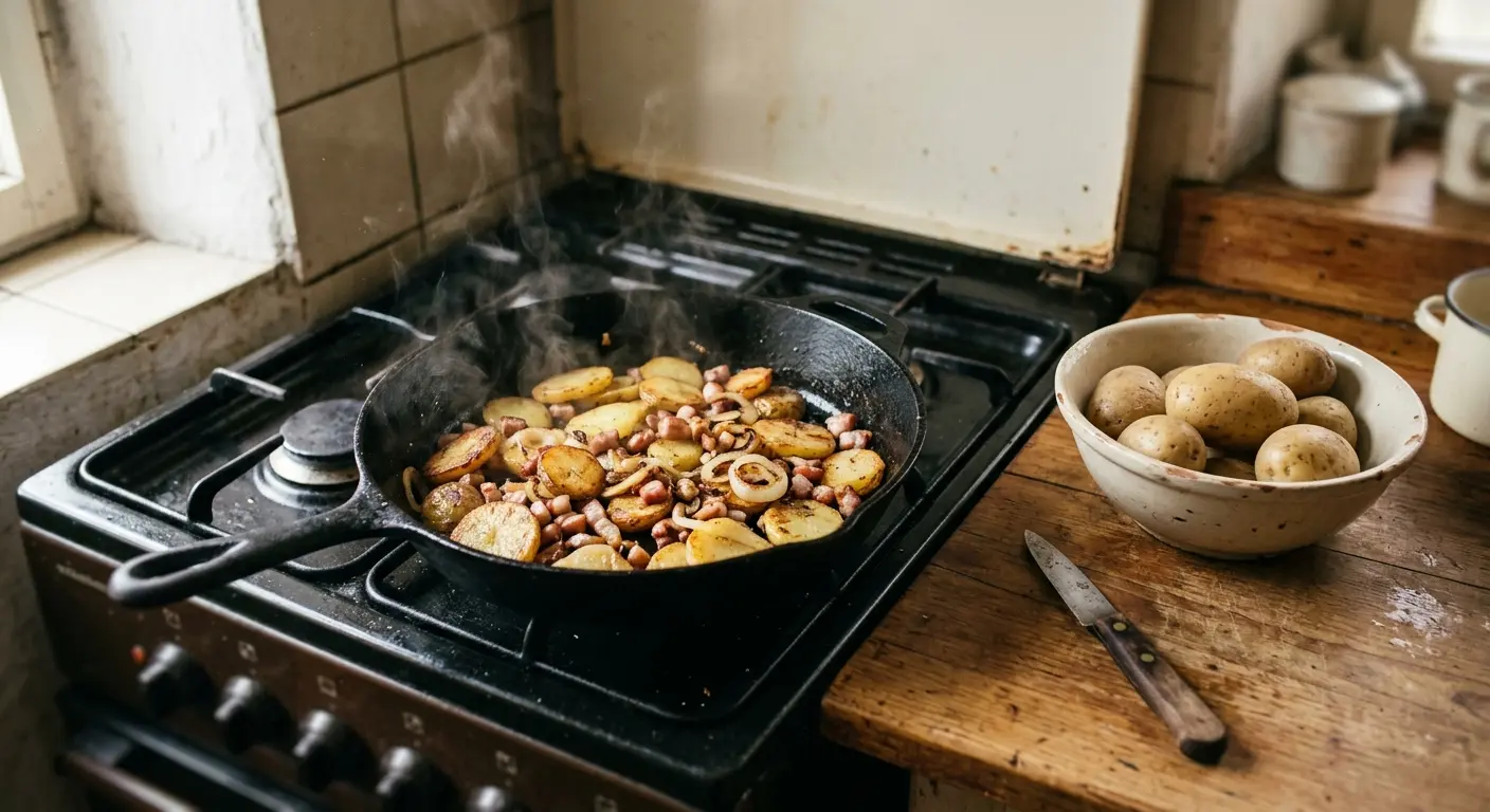 Bratkartoffeln aus Pellkartoffeln vom Vortag – so werden sie knusprig