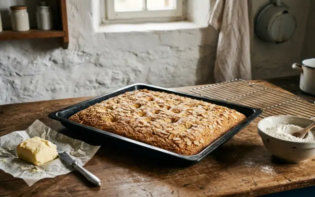 Butterkuchen vom Blech wie früher – das Rezept mit Hefeteig