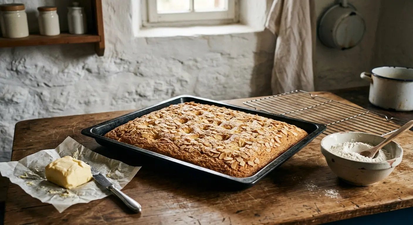 Butterkuchen vom Blech wie früher – das Rezept mit Hefeteig