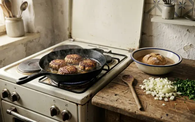 Frikadellen wie von Oma – mit eingeweichtem Brötchen