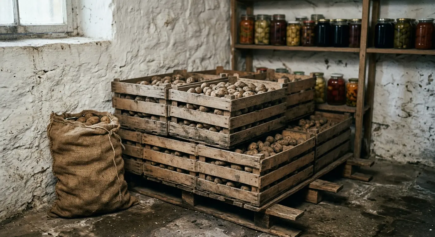 Kartoffeln einlagern wie früher – so bleiben sie bis März fest