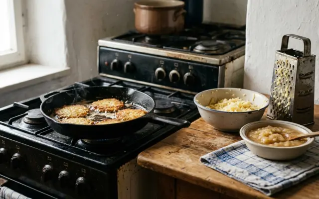 Kartoffelpuffer wie früher – der Trick mit der Stärke