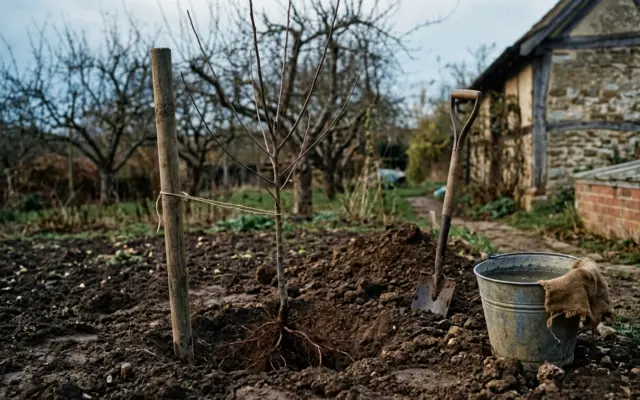 Obstbaum pflanzen im Herbst – auf die Veredelungsstelle kommt es an