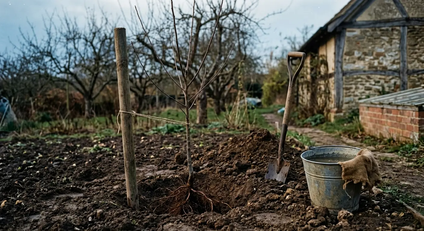 Obstbaum pflanzen im Herbst – auf die Veredelungsstelle kommt es an