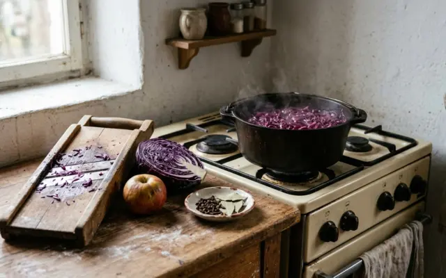 Rotkohl selber machen – warum der Essig früh dazugehört