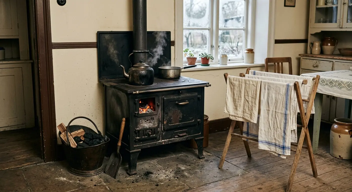 Wie früher geheizt wurde – ein Raum warm, der Rest kalt