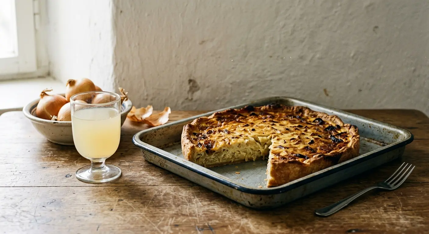 Zwiebelkuchen: warum die Zwiebeln nicht braun werden dürfen